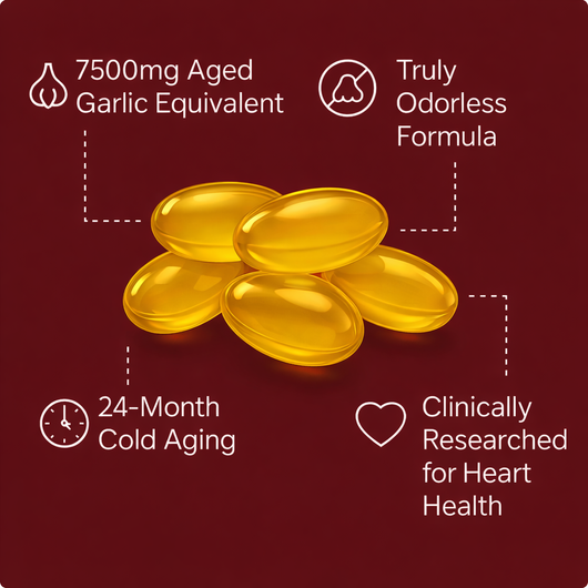 Aged Garlic Extract — Clinically Studied Blood Pressure Support Before You Need Medication